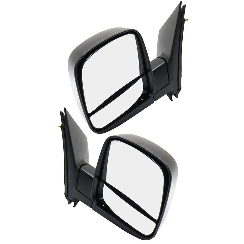 DURAFORCE Mirrors For 03-21 GMC Savana 03-21 Chevy Express 2500 Pair Left & Right Manual