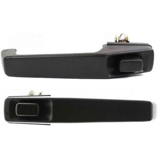 DURAFORCE Door Handle Set For 1984-1996 Jeep Cherokee Front Black Plastic 2-Pcs