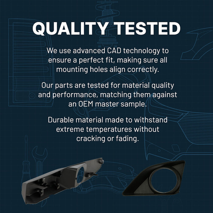 DURAFORCE Fog Light Trim Passenger Side For 2013-2017 Buick Enclave GM1039152 20983394