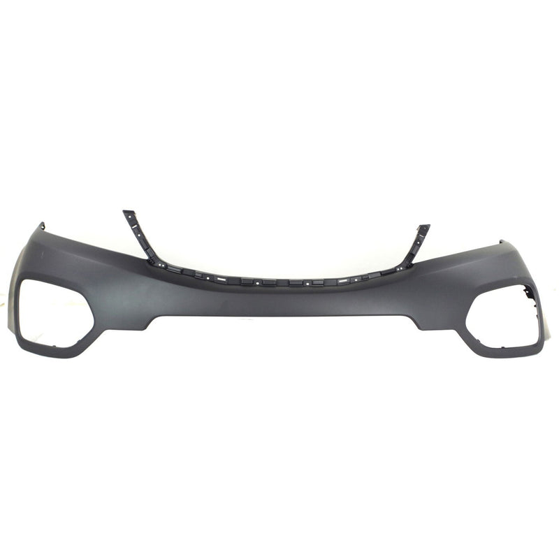 DURAFORCE New Bumper Covers Fascias Set of 2 Front Upper for Kia Sorento 2011-2013 Pair