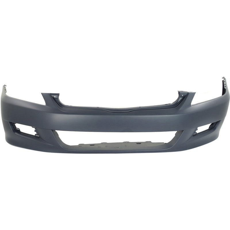 DURAFORCE Front Bumper Cover For 2006-2007 Honda Accord Coupe w/ fog lamp holes Primed