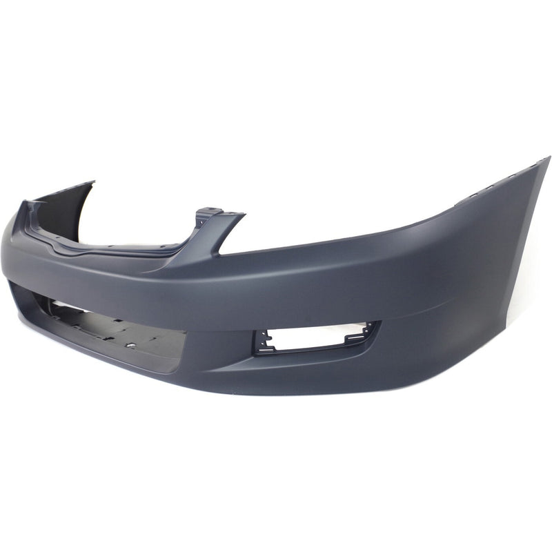 DURAFORCE Front Bumper Cover For 2006-2007 Honda Accord Coupe w/ fog lamp holes Primed