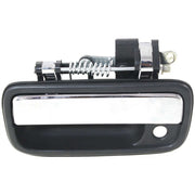 DURAFORCE Chrome & Black Outside Exterior Door Handle Left/Right Pair Set for Tacoma Truck