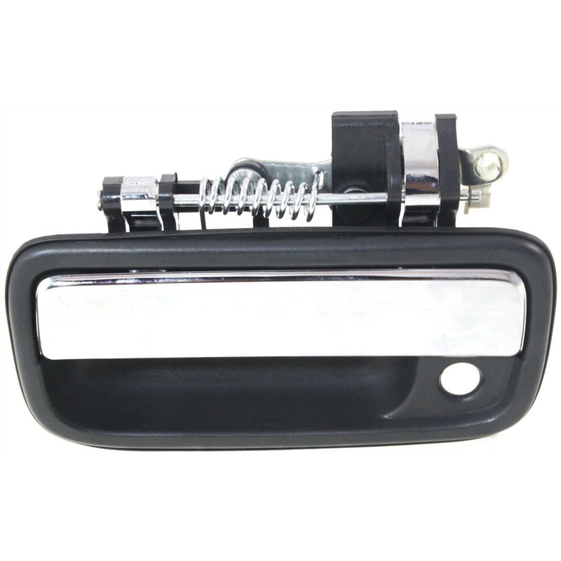 DURAFORCE Chrome & Black Outside Exterior Door Handle Left/Right Pair Set for Tacoma Truck