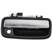 DURAFORCE Chrome & Black Outside Exterior Door Handle Left/Right Pair Set for Tacoma Truck