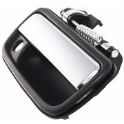 DURAFORCE Chrome & Black Outside Exterior Door Handle Left/Right Pair Set for Tacoma Truck