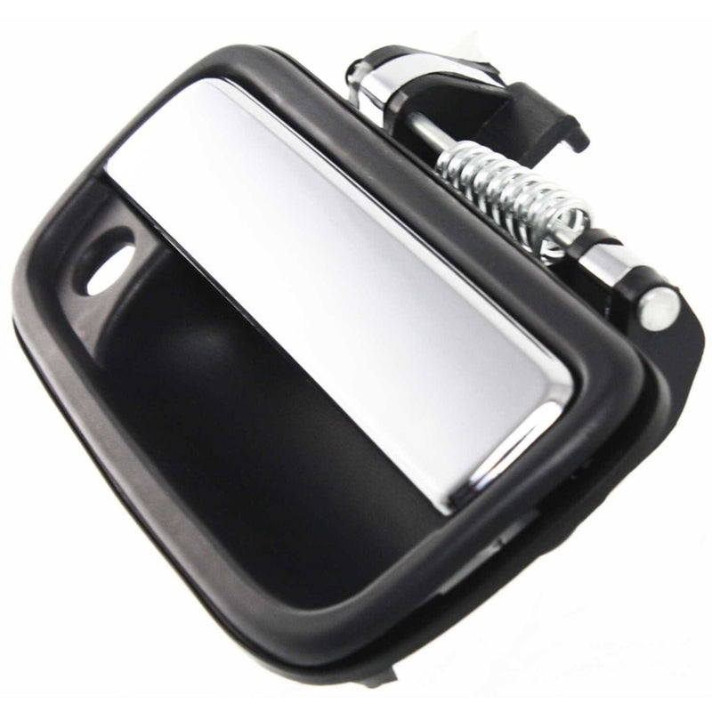 DURAFORCE Chrome & Black Outside Exterior Door Handle Left/Right Pair Set for Tacoma Truck
