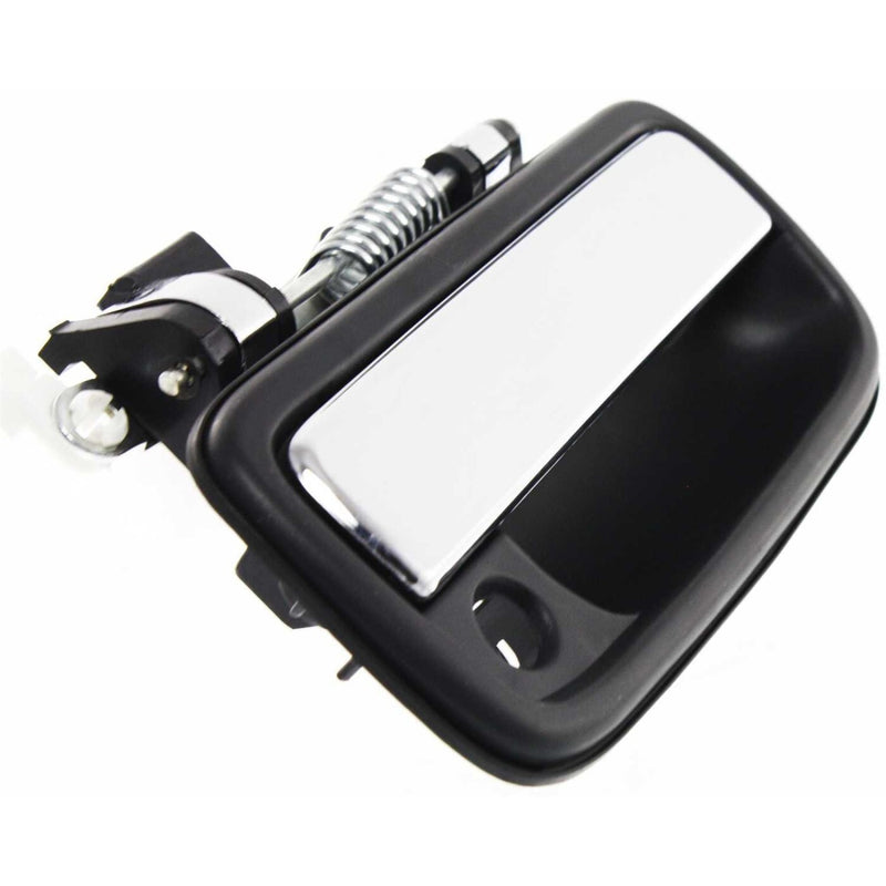 DURAFORCE Chrome & Black Outside Exterior Door Handle Left/Right Pair Set for Tacoma Truck
