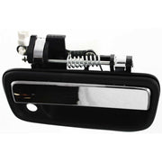 DURAFORCE Chrome & Black Outside Exterior Door Handle Left/Right Pair Set for Tacoma Truck