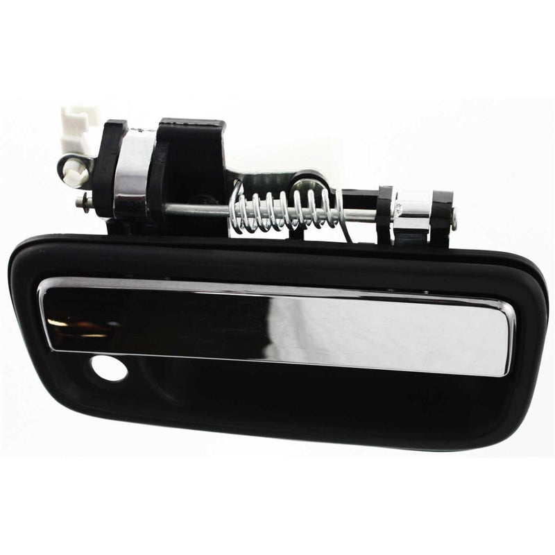 DURAFORCE Chrome & Black Outside Exterior Door Handle Left/Right Pair Set for Tacoma Truck