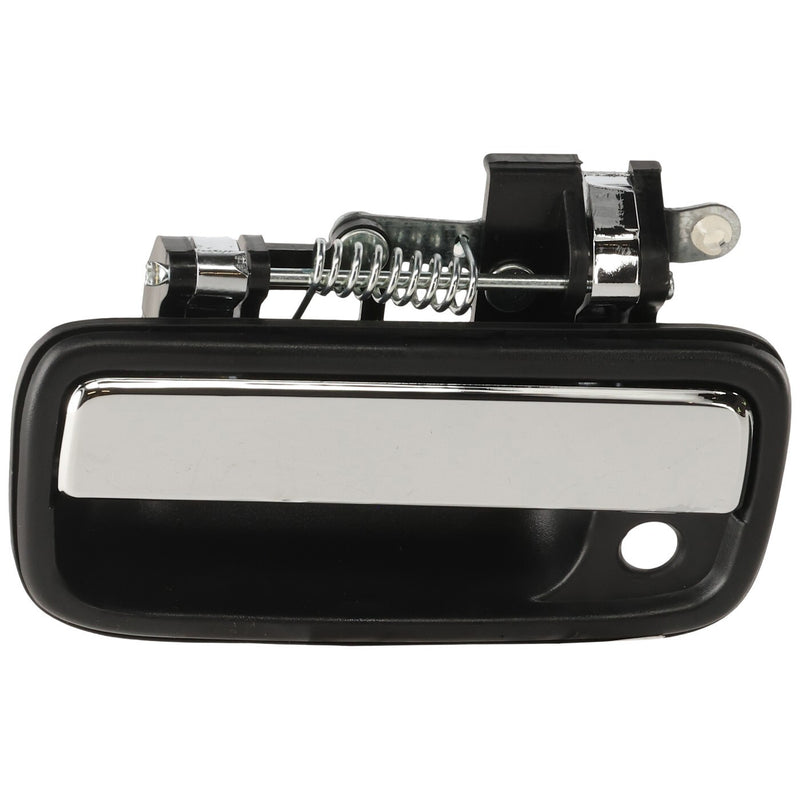 DURAFORCE Chrome & Black Outside Exterior Door Handle Left/Right Pair Set for Tacoma Truck