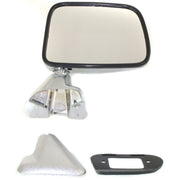 DURAFORCE Manual Side View Mirrors Chrome Pair Set for 87-88 Toyota Pickup Truck 4Runner