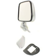 DURAFORCE Manual Side View Mirrors Chrome Pair Set for 87-88 Toyota Pickup Truck 4Runner
