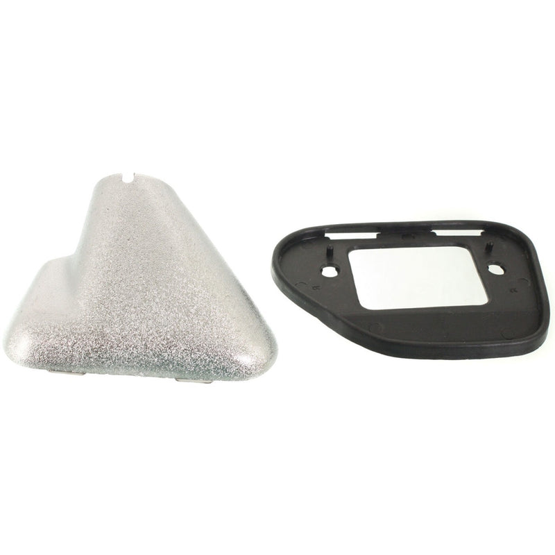 DURAFORCE Manual Side View Mirrors Chrome Pair Set for 87-88 Toyota Pickup Truck 4Runner
