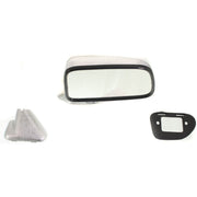 DURAFORCE Manual Side View Mirrors Chrome Pair Set for 87-88 Toyota Pickup Truck 4Runner
