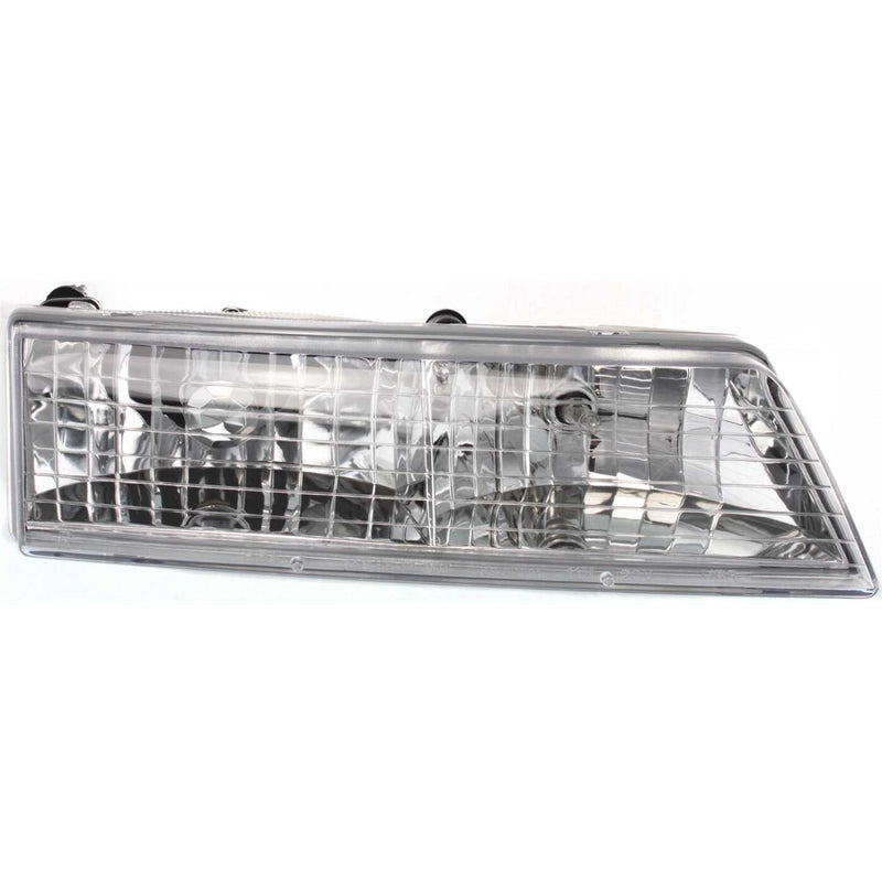 DURAFORCE Headlight Kit LH RH For 95-97 Mercury Grand Marquis Incl. Corner w/ Marker Lamp