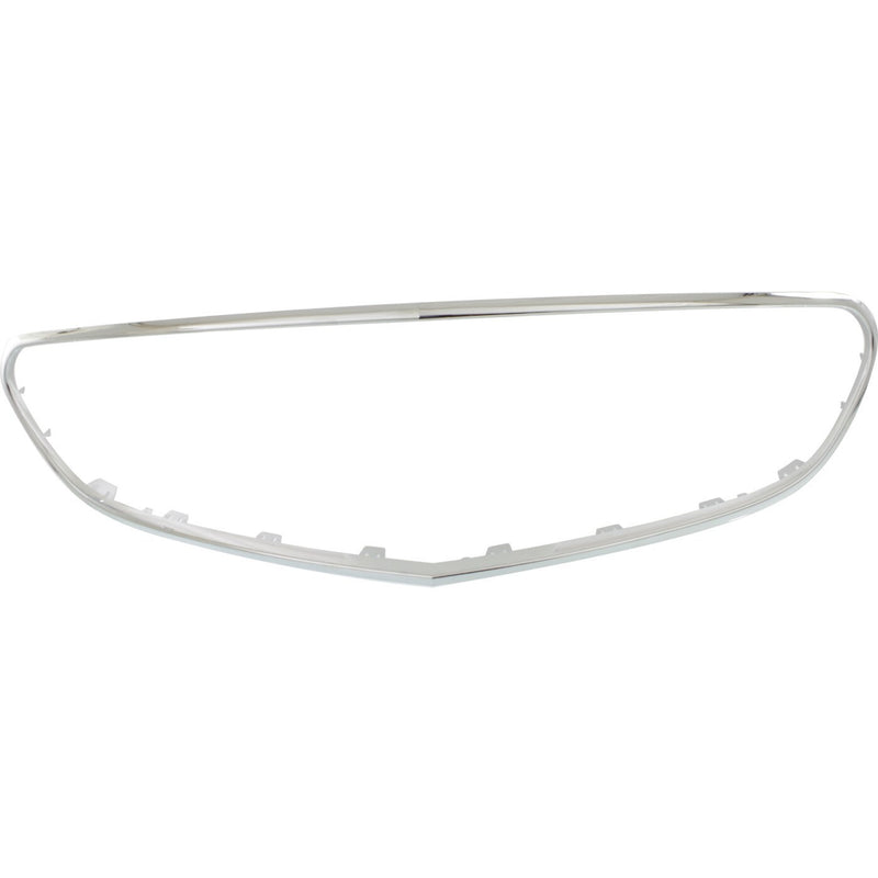 DURAFORCE Grille Trim For 2014-2016 Mercedes Benz E350 Sedan Wagon Center Chrome