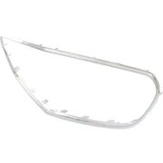 DURAFORCE Grille Trim For 2014-2016 Mercedes Benz E350 Sedan Wagon Center Chrome