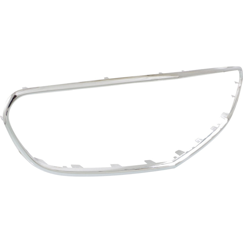 DURAFORCE Grille Trim For 2014-2016 Mercedes Benz E350 Sedan Wagon Center Chrome