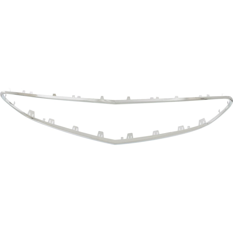 DURAFORCE Grille Trim For 2014-2016 Mercedes Benz E350 Sedan Wagon Center Chrome