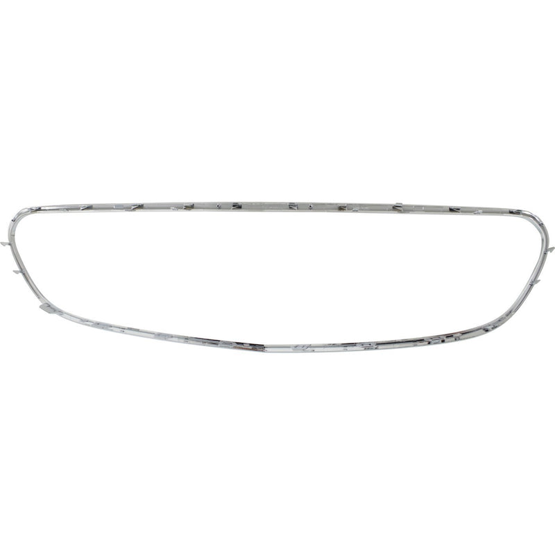 DURAFORCE Grille Trim For 2014-2016 Mercedes Benz E350 Sedan Wagon Center Chrome