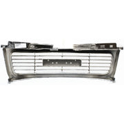 DURAFORCE Grille For 98-2004 GMC Sonoma 98-2001 Jimmy Chrome Shell w/ Gray Insert Plastic