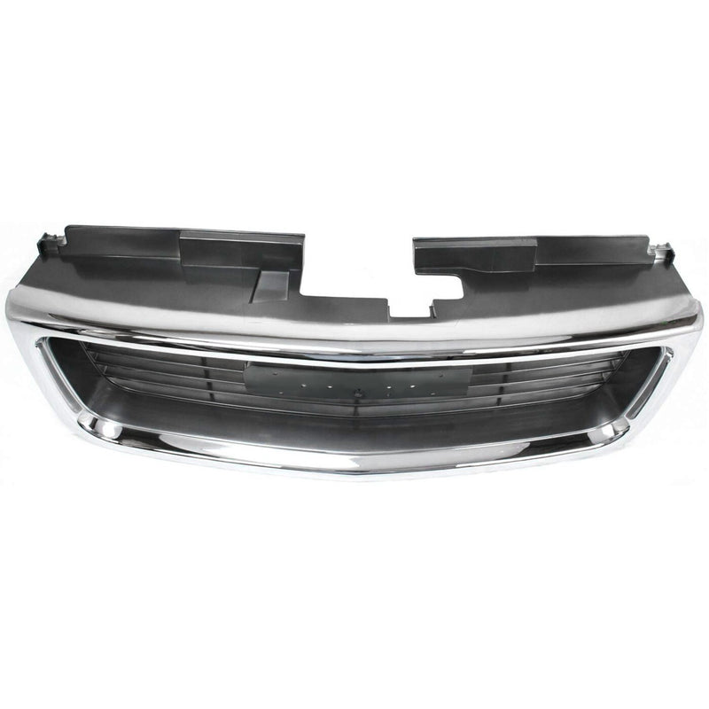 DURAFORCE Grille For 98-2004 GMC Sonoma 98-2001 Jimmy Chrome Shell w/ Gray Insert Plastic