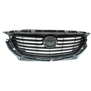 DURAFORCE Grille Assembly For 2016-2020 Mazda CX-3 Textured Dark Gray Shell and Insert