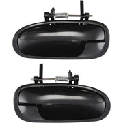 DURAFORCE Exterior Door Handle For 96-2000 Honda Civic Set of 2 Rear Sedan Primed Plastic