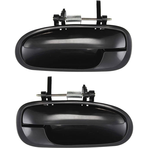 DURAFORCE Exterior Door Handle For 96-2000 Honda Civic Set of 2 Rear Sedan Primed Plastic
