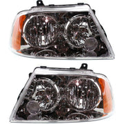 DURAFORCE Headlight Set For 03-06 Lincoln Navigator Halogen With Bulbs FO2503209 FO2502209
