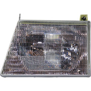 DURAFORCE Left & Right Side Headlights For Ford E-350 Econoline 1992-1996 Halogen w/ Bulbs