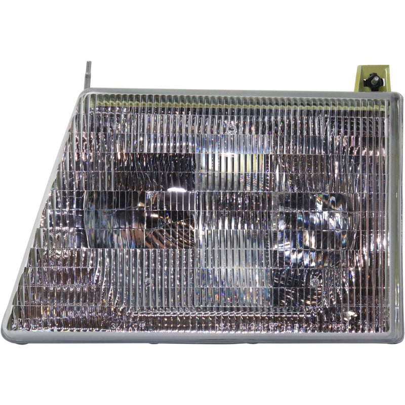 DURAFORCE Left & Right Side Headlights For Ford E-350 Econoline 1992-1996 Halogen w/ Bulbs