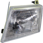 DURAFORCE Left & Right Side Headlights For Ford E-350 Econoline 1992-1996 Halogen w/ Bulbs