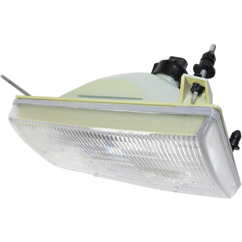 DURAFORCE Left & Right Side Headlights For Ford E-350 Econoline 1992-1996 Halogen w/ Bulbs