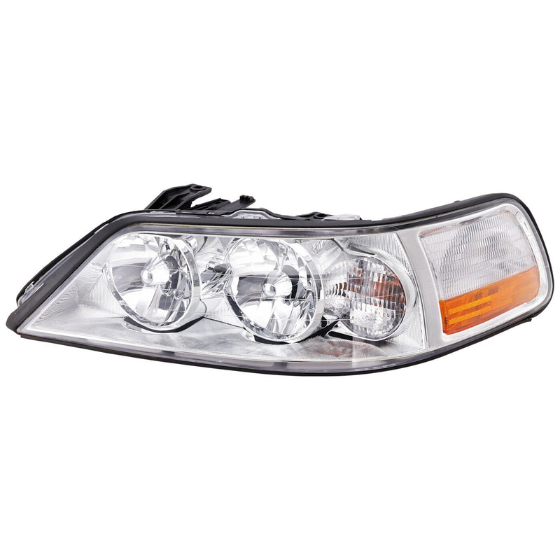 DURAFORCE Headlight Assembly For 2005-2011 Lincoln Town Car Left Side Halogen with Bulb
