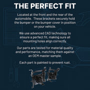 DURAFORCE Bumper Bracket For 2012-2016 Subaru Impreza Front Passenger Side