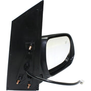DURAFORCE Mirror Power Heated Smooth Black Passenger Side Right RH for 11-12 Toyota Sienna