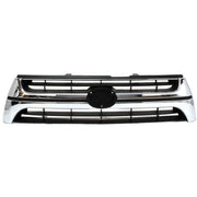 DURAFORCE Grille For 2001-2002 Toyota 4Runner Chrome Shell w/ Primed Insert Plastic