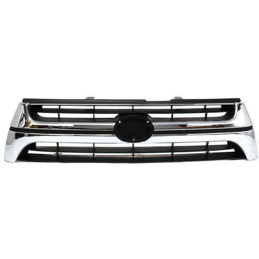 DURAFORCE Grille For 2001-2002 Toyota 4Runner Chrome Shell w/ Primed Insert Plastic
