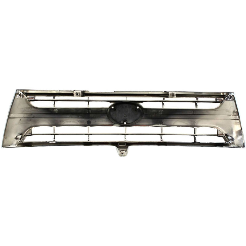 DURAFORCE Grille For 2001-2002 Toyota 4Runner Chrome Shell w/ Primed Insert Plastic