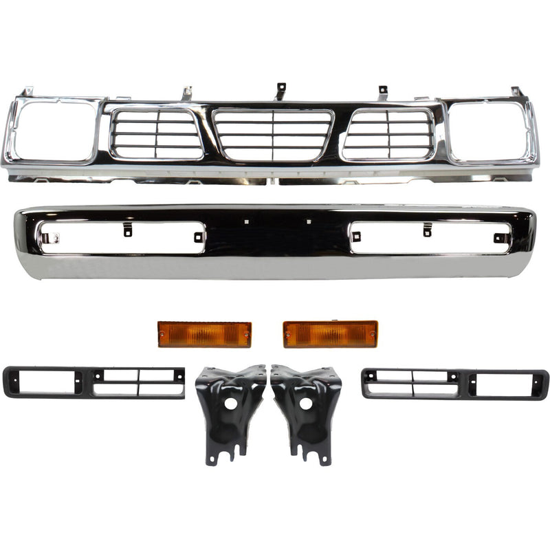 DURAFORCE Front Bumper Kit For 1996-1997 Nissan Pickup