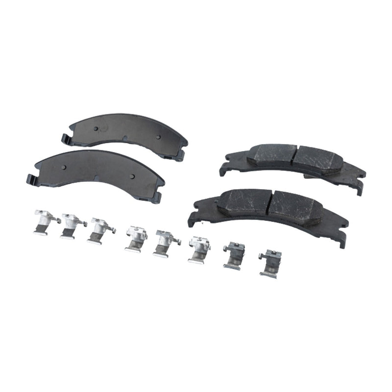 DURAFORCE Brake Pad Set For 2008-2011 Ford E-350 Super Duty Front and Rear