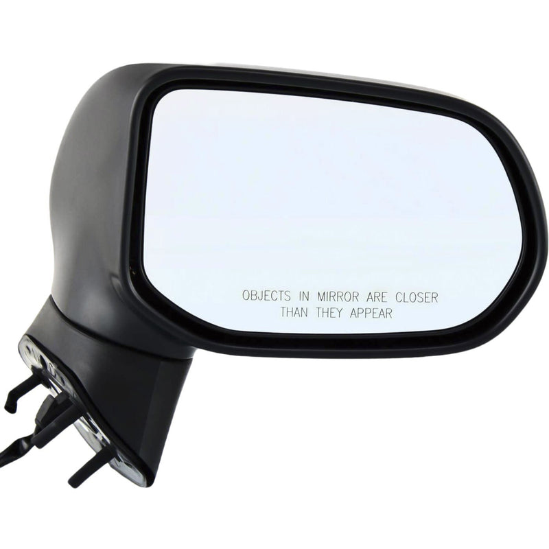 DURAFORCE Power Mirror Set Of 2 For 2006-2011 Honda Civic Textured Black Manual Folding