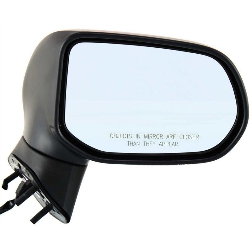 DURAFORCE Power Mirror Set Of 2 For 2006-2011 Honda Civic Textured Black Manual Folding