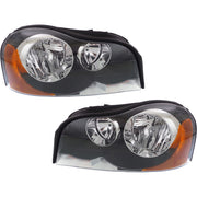 DURAFORCE Headlight Set For 2003-2014 Volvo XC90 Left and Right with Bulb Halogen