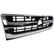 DURAFORCE Grille Assembly For 97-00 Toyota Tacoma Chrome Shell w/ Black Insert Plastic 2WD