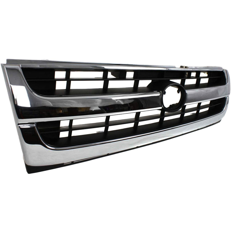 DURAFORCE Grille Assembly For 97-00 Toyota Tacoma Chrome Shell w/ Black Insert Plastic 2WD
