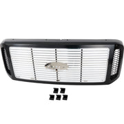 DURAFORCE Grille Assembly For 2005-2007 Ford F-250 Super Duty F-350 F-450 Chrome Insert