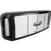 DURAFORCE Grille Assembly For 2005-2007 Ford F-250 Super Duty F-350 F-450 Chrome Insert